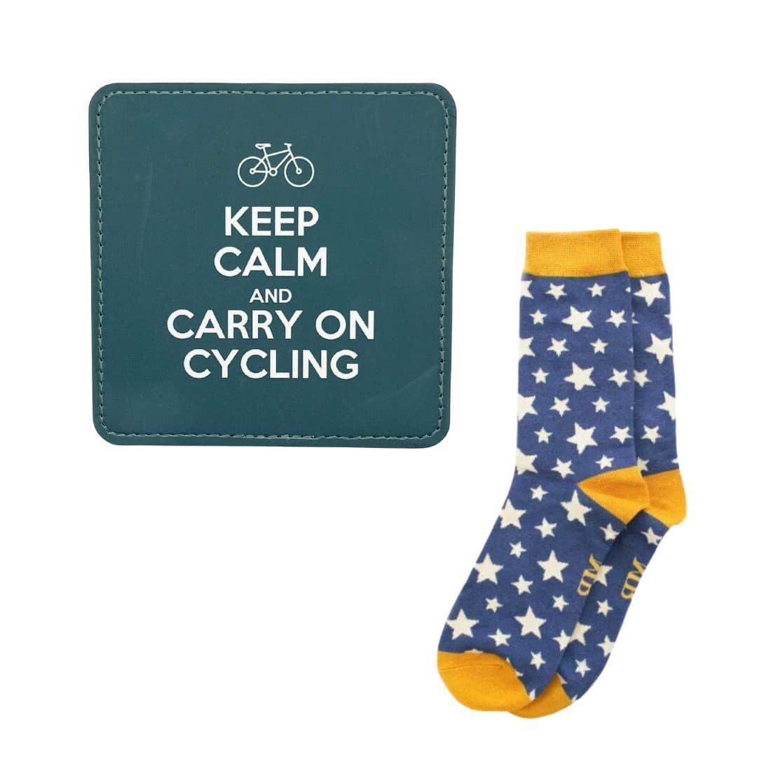 Socks and Cycling Coaster Pack - For the One Who Never Misses a Ride