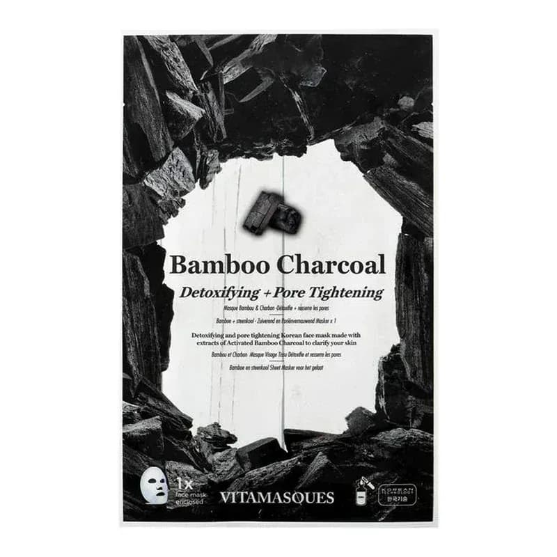 Vitamasques Bamboo Charcoal Sheet Face Mask