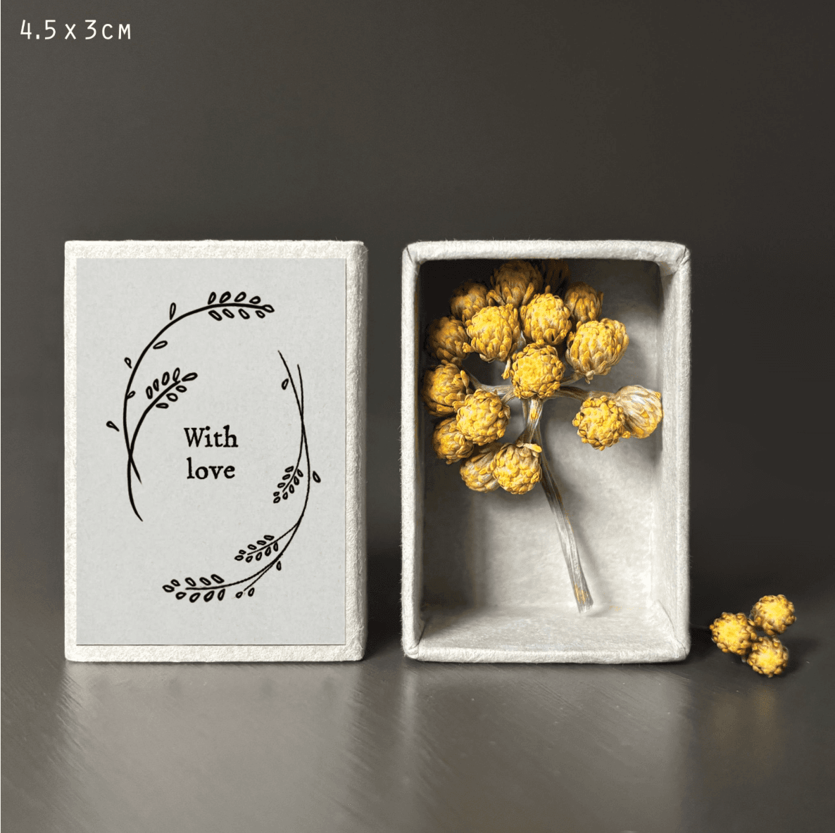 Dried Flower Matchbox