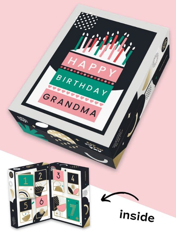 Birthday Advent Yay for Grandma — Showpiece