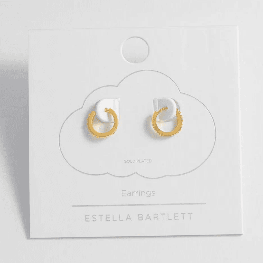 Estella Bartlett Hoop Earrings: Gold or Silver