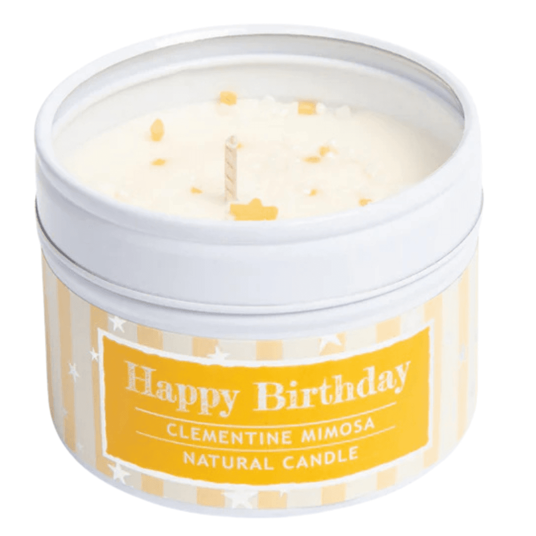 Happy Birthday Sentiment Candle