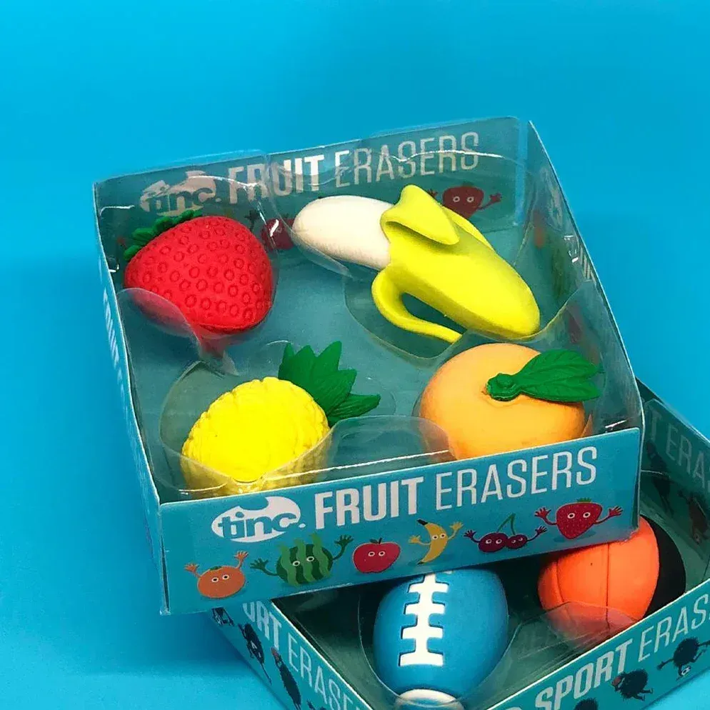 Tinc Eraser Collections - Fruit or Sports