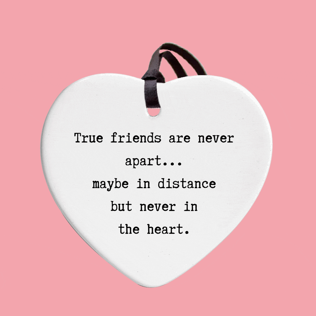 Ceramic Keepsake Heart - Friends Collection