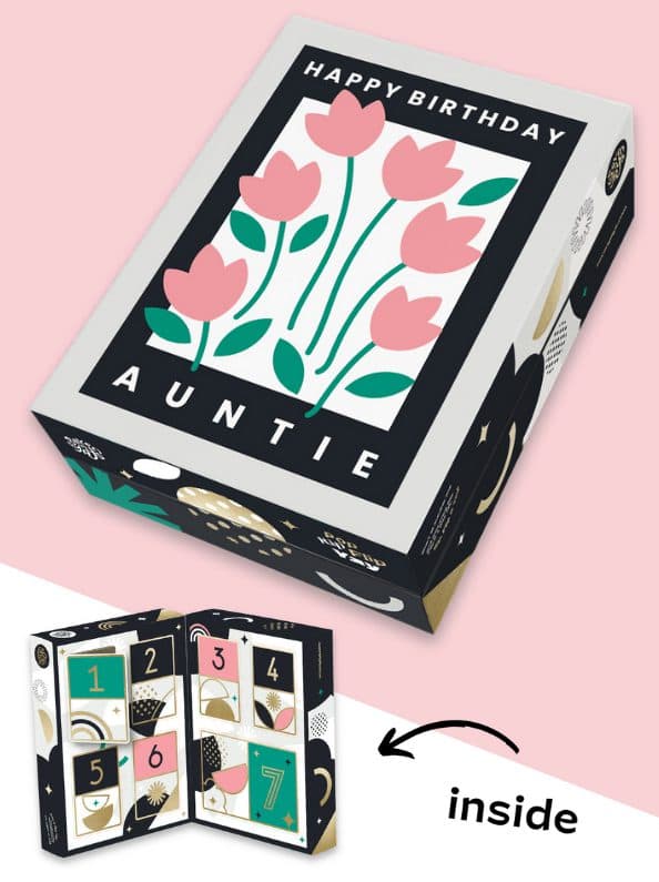 Birthday Advent Yay for Aunt — Showpiece