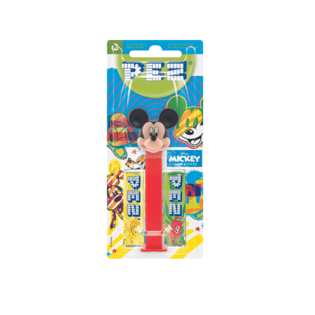 Disney's Mickey Pez Dispenser plus 4 Impulse Packs