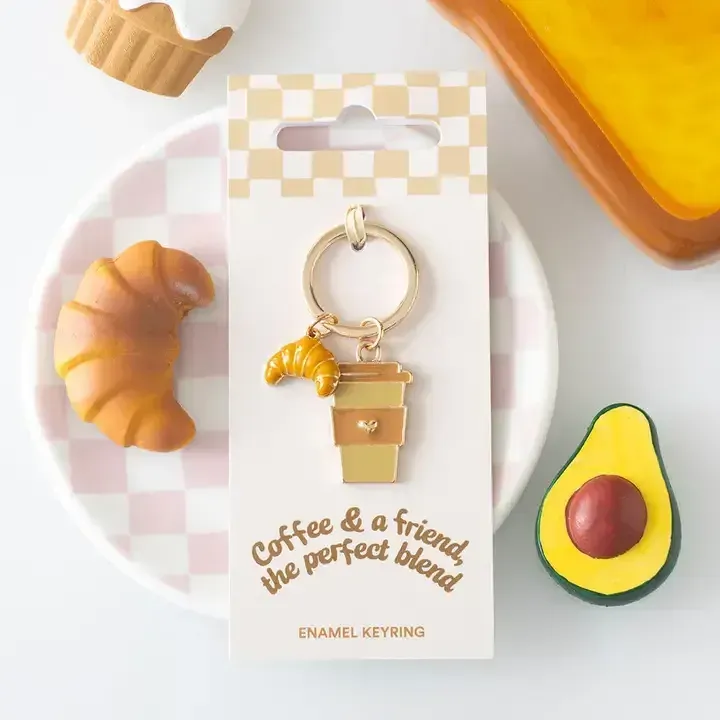 Cute Character Keyring in Ten Playful Designs