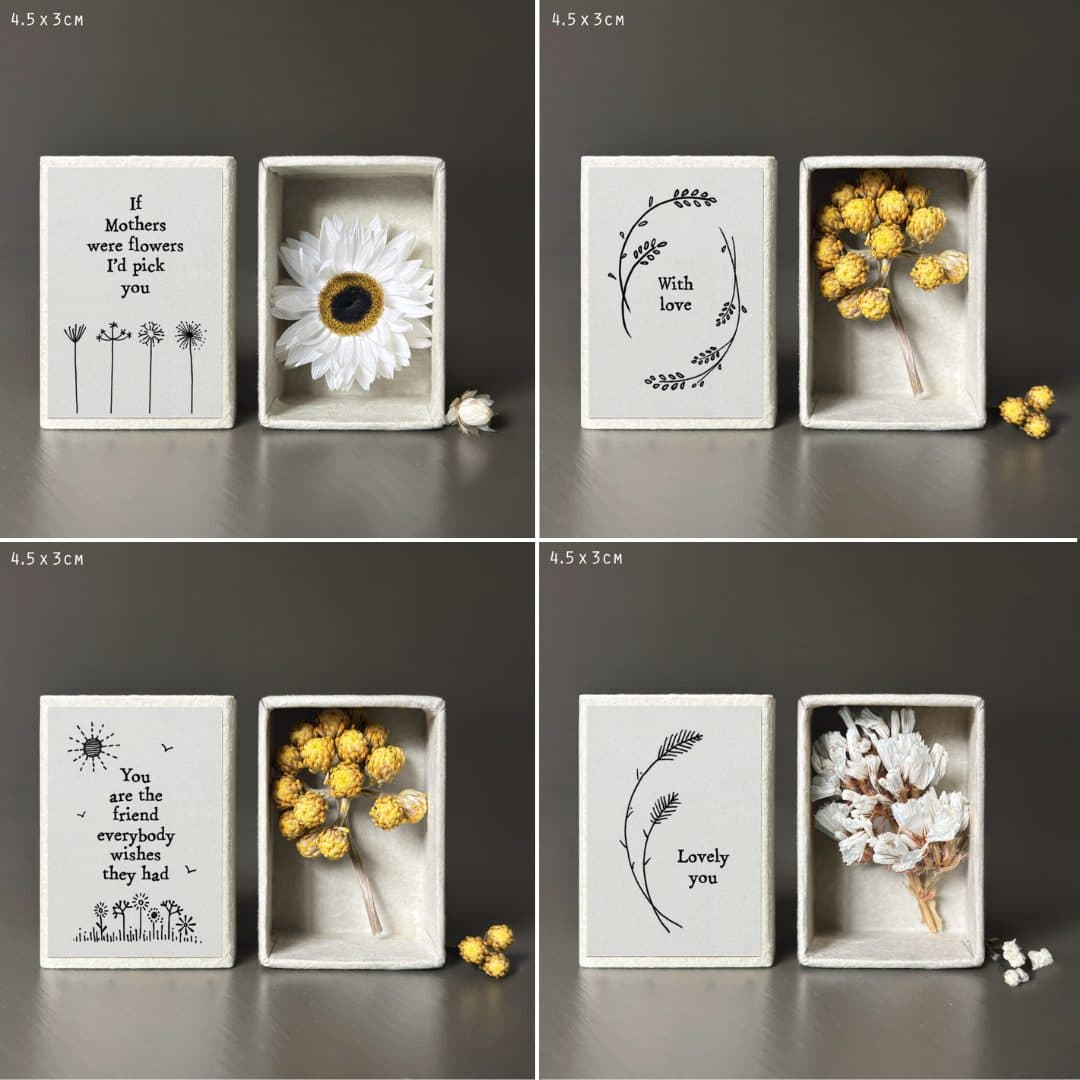 Dried Flower Matchbox