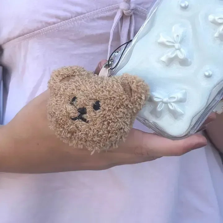 Coconut Lane Teddy Bear Phone Charm - A Soft, Cuddly Companion for Your Phone