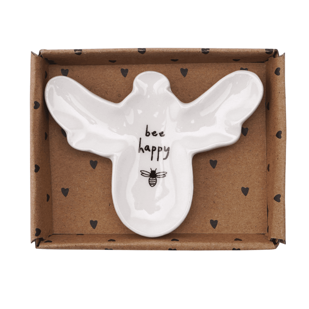 Ceramic Bee Ring Dish — Bee Happy