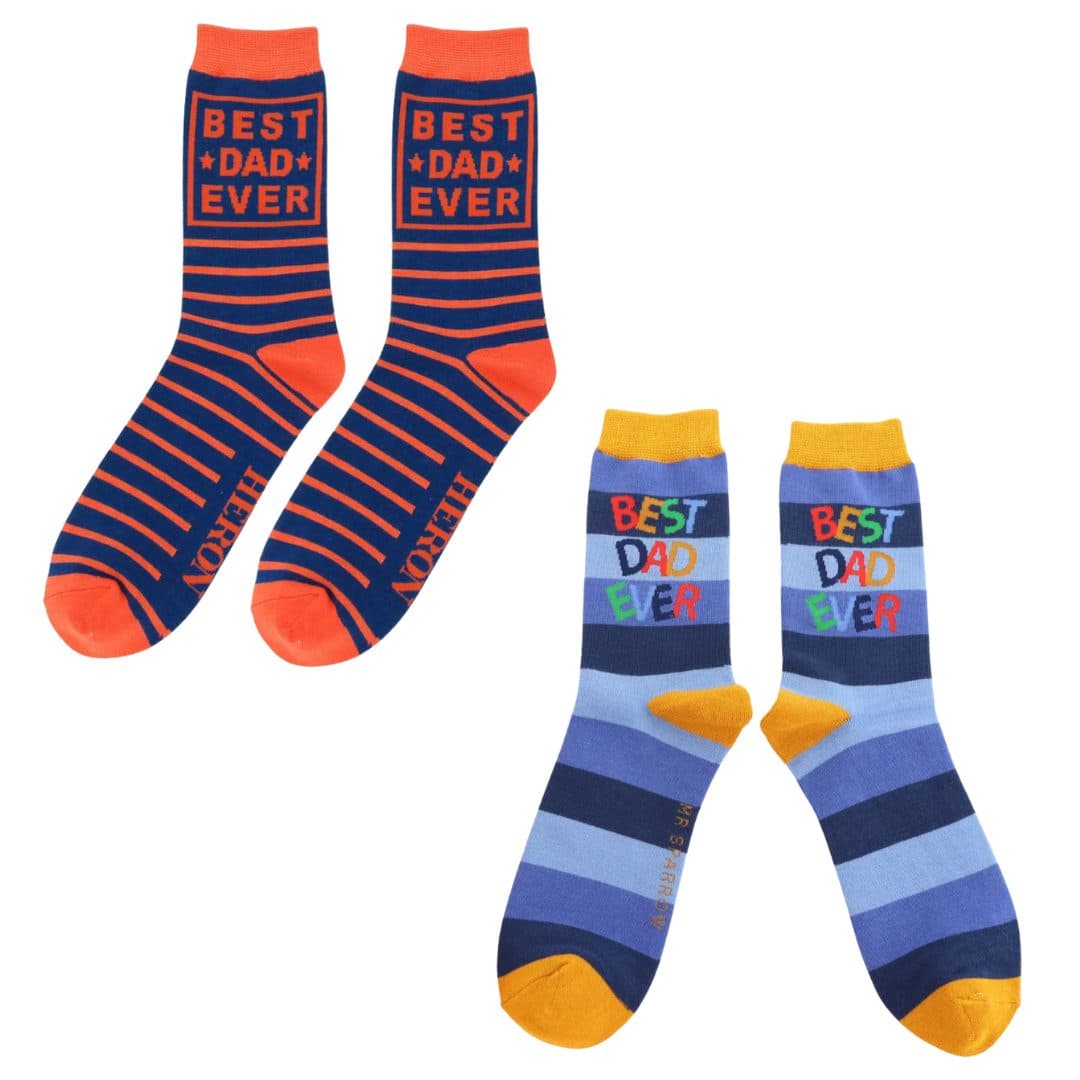 Best Dad Ever Bamboo Socks (size 7-11)