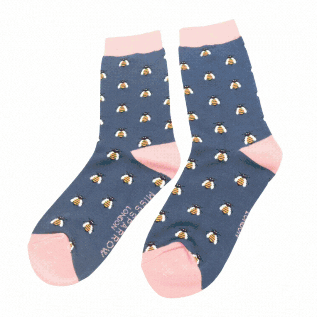 Miss Sparrow Bamboo Socks - 15 Quirky Designs for Happy Feet