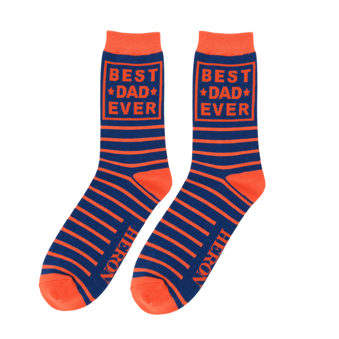 Best Dad Ever Bamboo Socks (size 7-11)