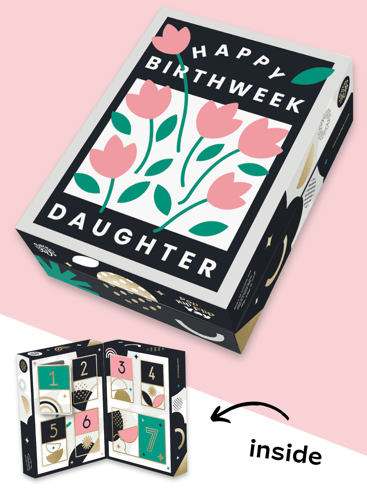 Birthday Advent Yay for Daughter — Showpiece