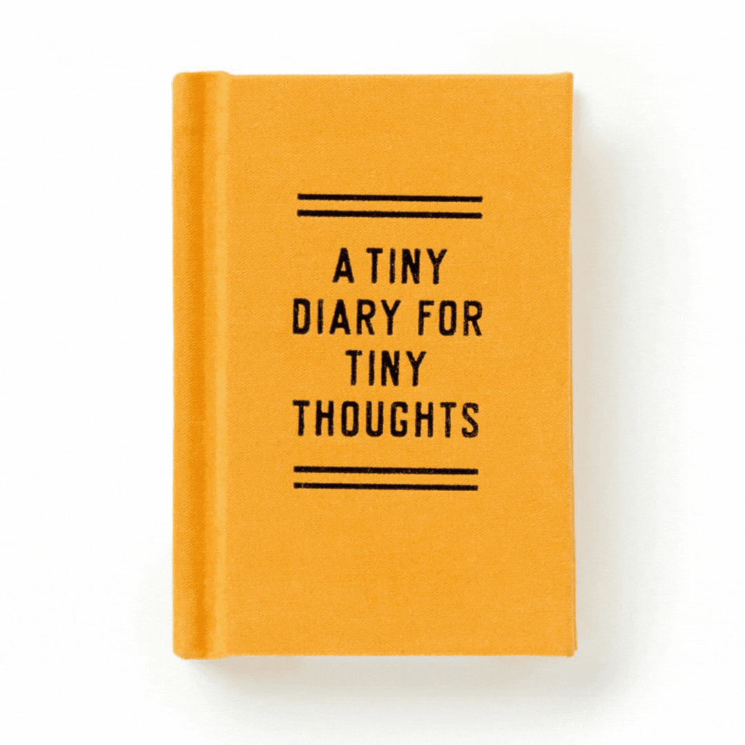 Tiny Pocket Diaries — Three Witty Designs to Choose From