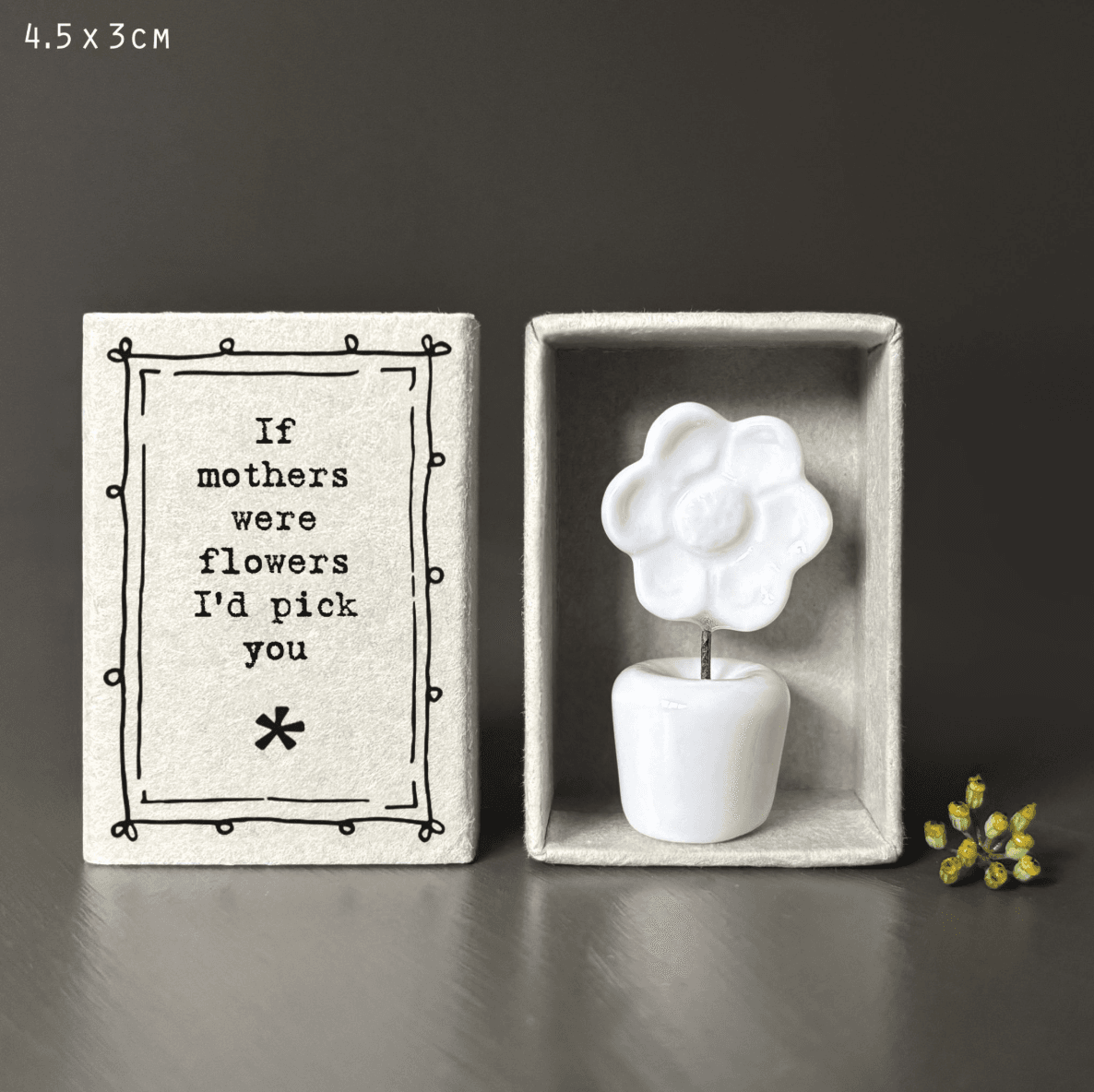 East of India Matchbox Ceramic Sentiments – Tiny Keepsakes With Big Hearts