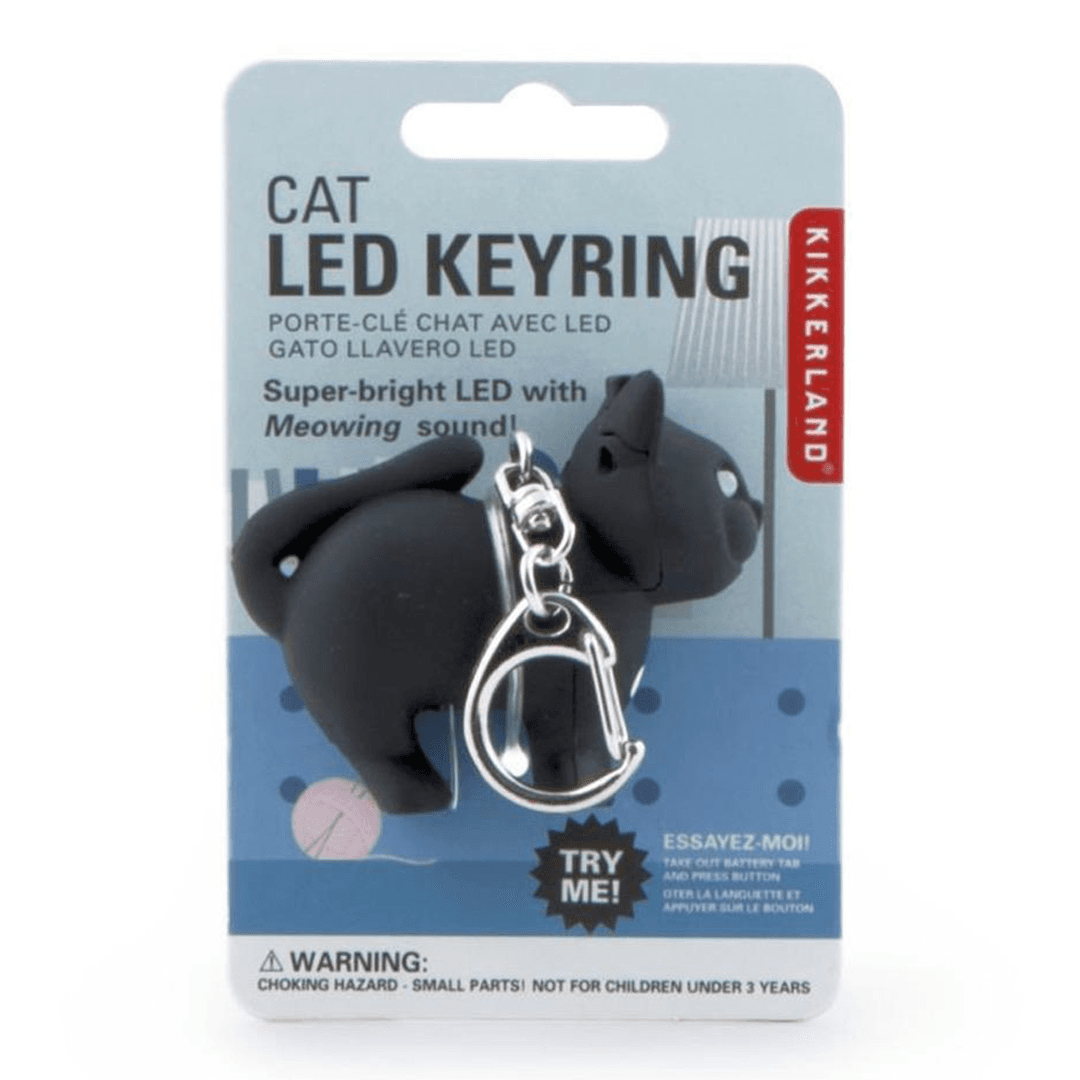 Cat LED Keyring – Lights Up, Meows, Makes Them Smile