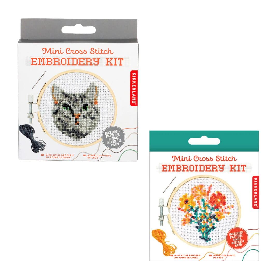 Mini Cross Stitch Embroidery Kits
