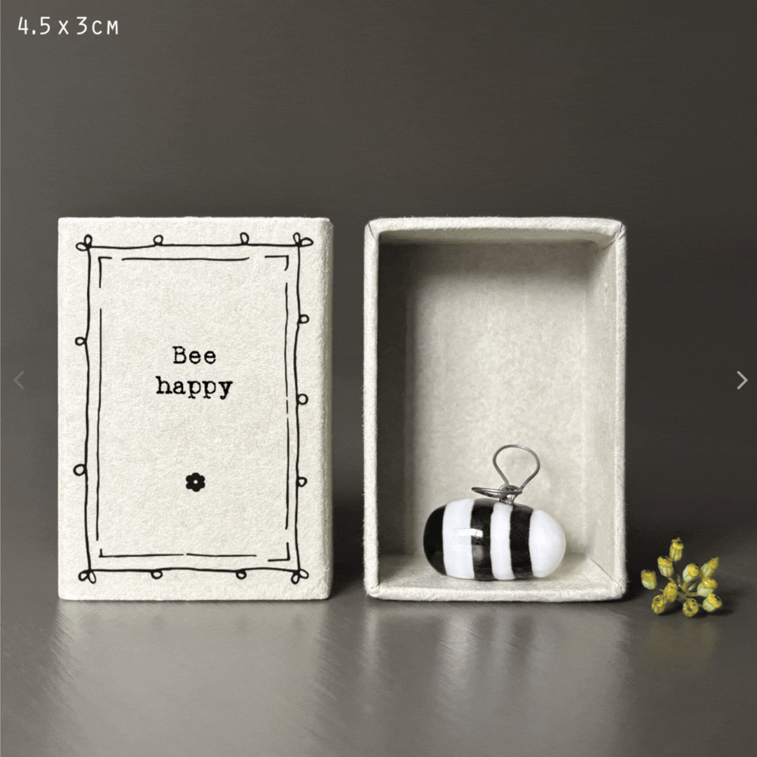 East of India Matchbox Ceramic Sentiments – Tiny Keepsakes With Big Hearts