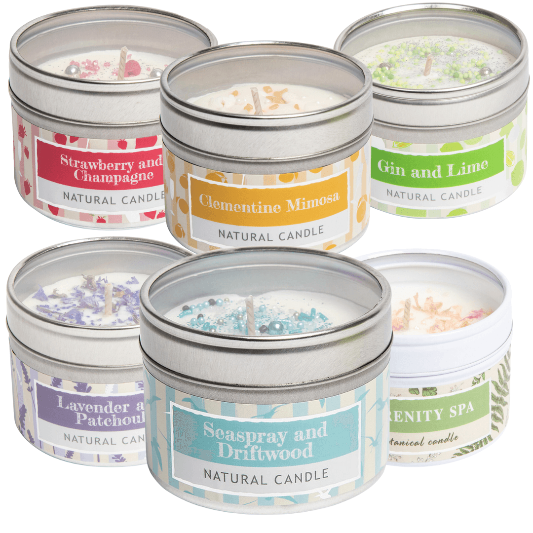 Natural Soy Wax Tin Candle by Wild Olive of Derbyshire
