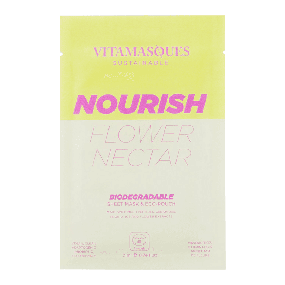 Vitamasques Biodegradable Face Sheet Masks - Detox, Hydrate or Nourish