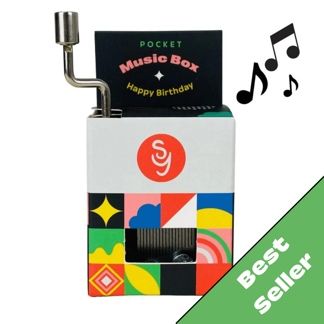 'Happy Birthday to You' Hand Crank Music Box – The Tiniest Birthday Serenade