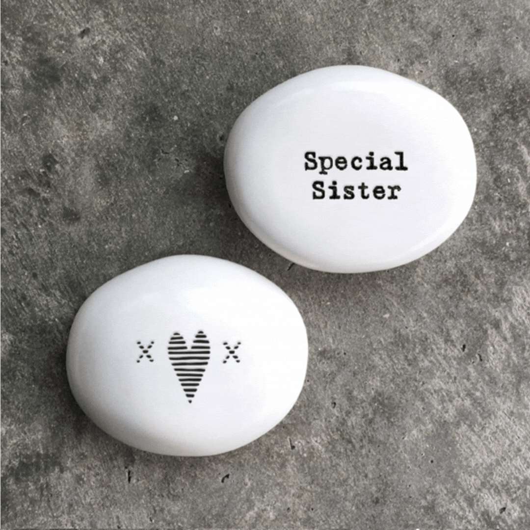 Porcelain Pebbles - A Special Keepsake for Mum, Sister, Daughter or Friend