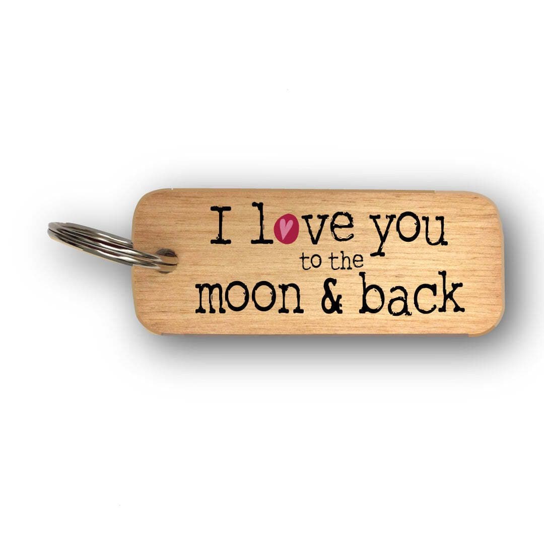 Keyring - 'I love you to the moon & back'