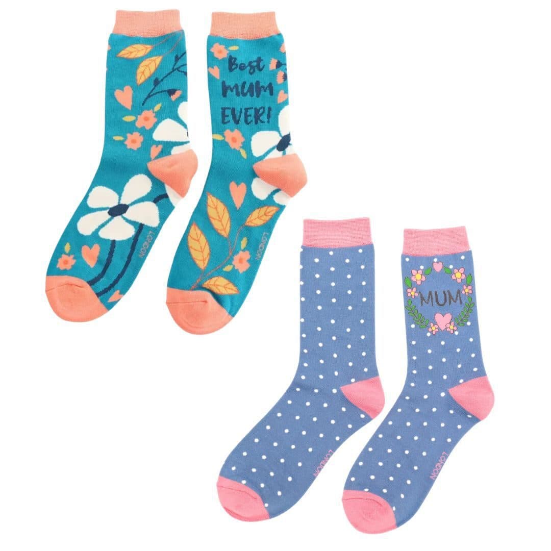 Miss Sparrow Best Mum Bamboo Socks - She's Earned the Title