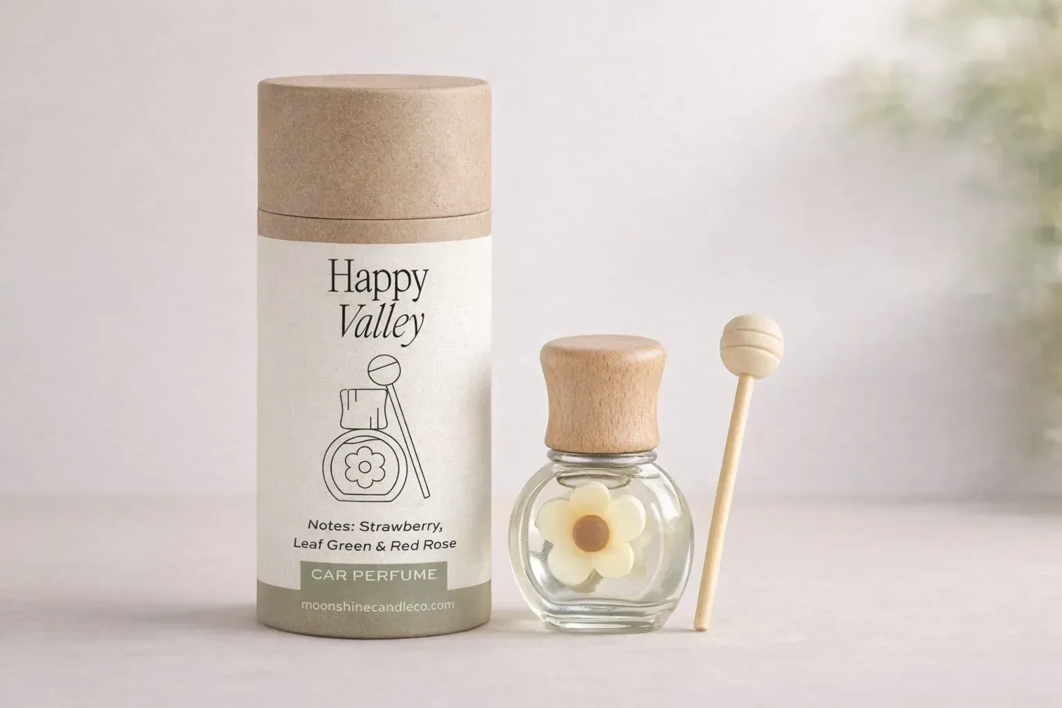 Floral Car Perfume – A Luxury Car Diffuser Gift by Moonshine Candle Co.