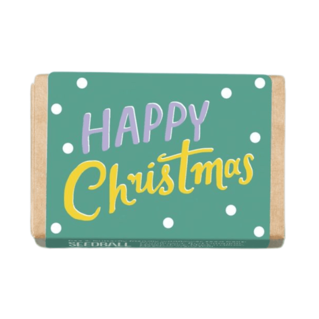 Happy Christmas Seedball Matchbox
