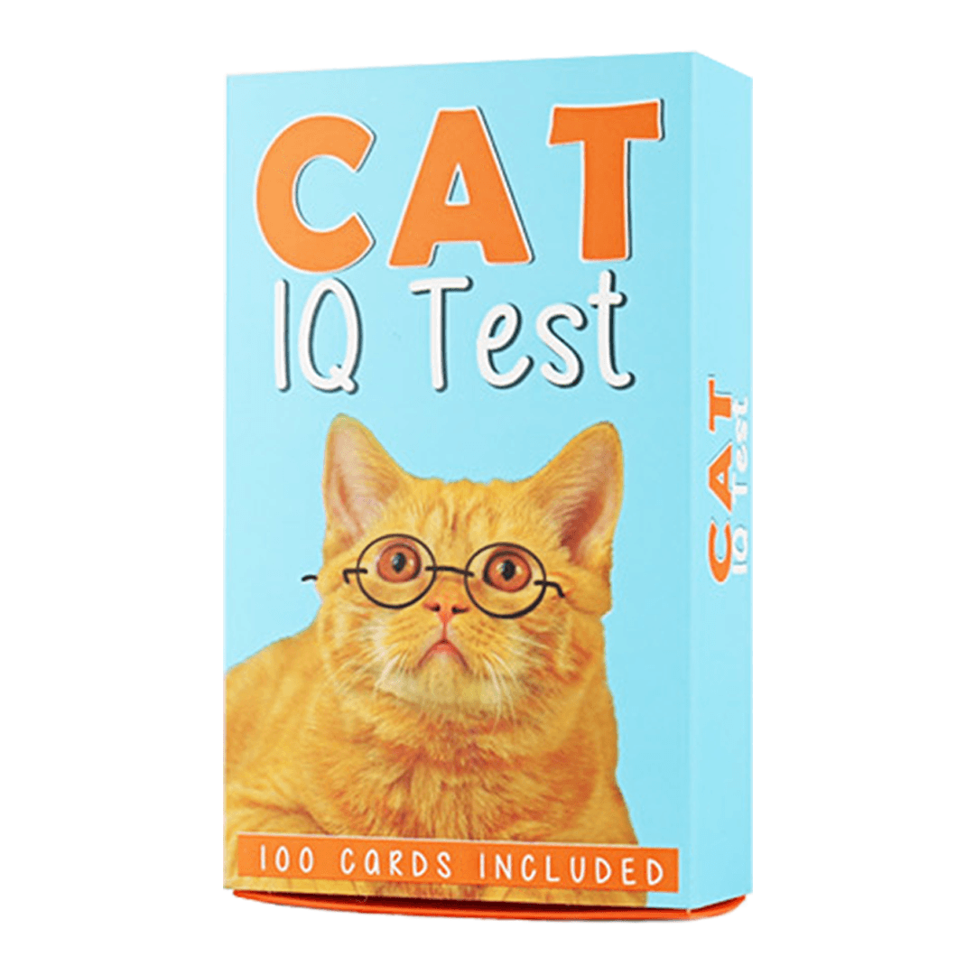 Cat IQ Test Cards — The Funny Gift for Anyone Who Suspects Their Cat Has Plans