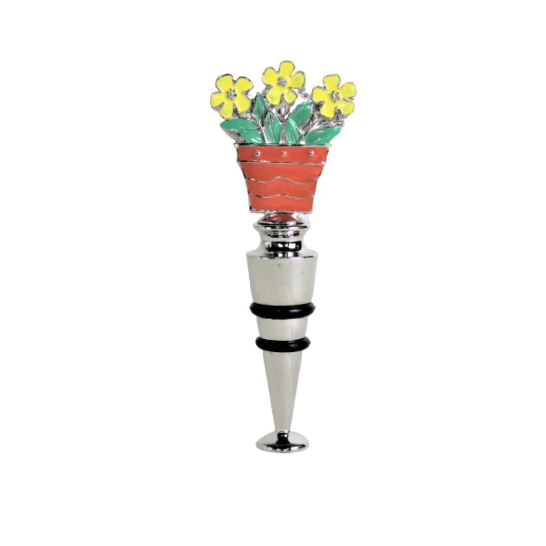 Hand Enamelled Novelty Bottle Stopper - Four Fun Designs