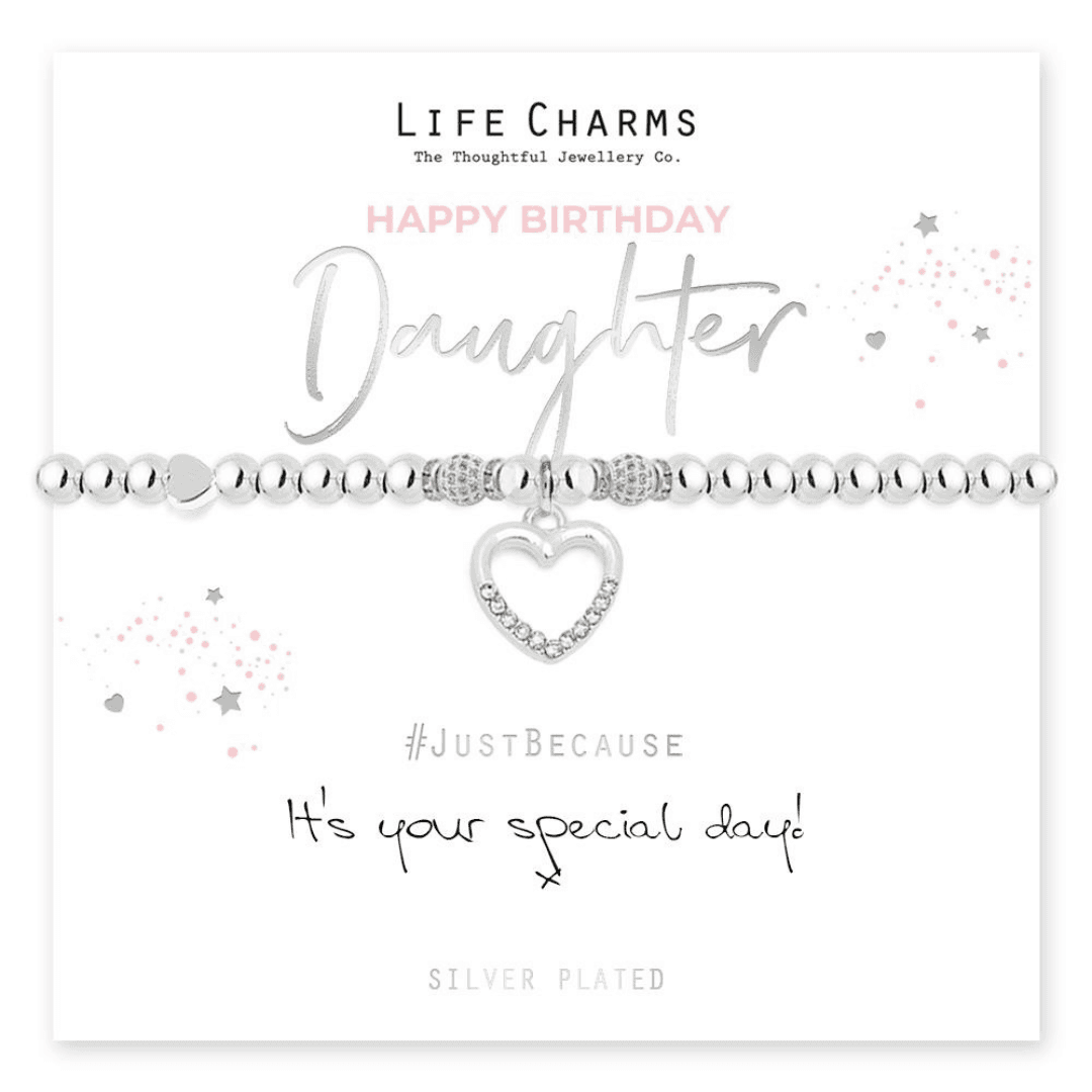 Happy Birthday Daughter Bracelet by Life Charms