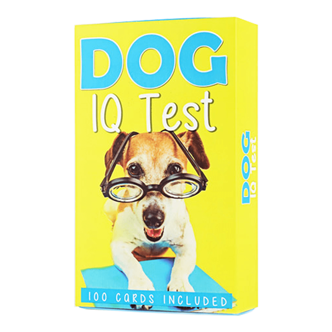 Dog IQ Test Cards — The Funny Gift for Anyone Who Thinks Their Dog's a Secret Genius