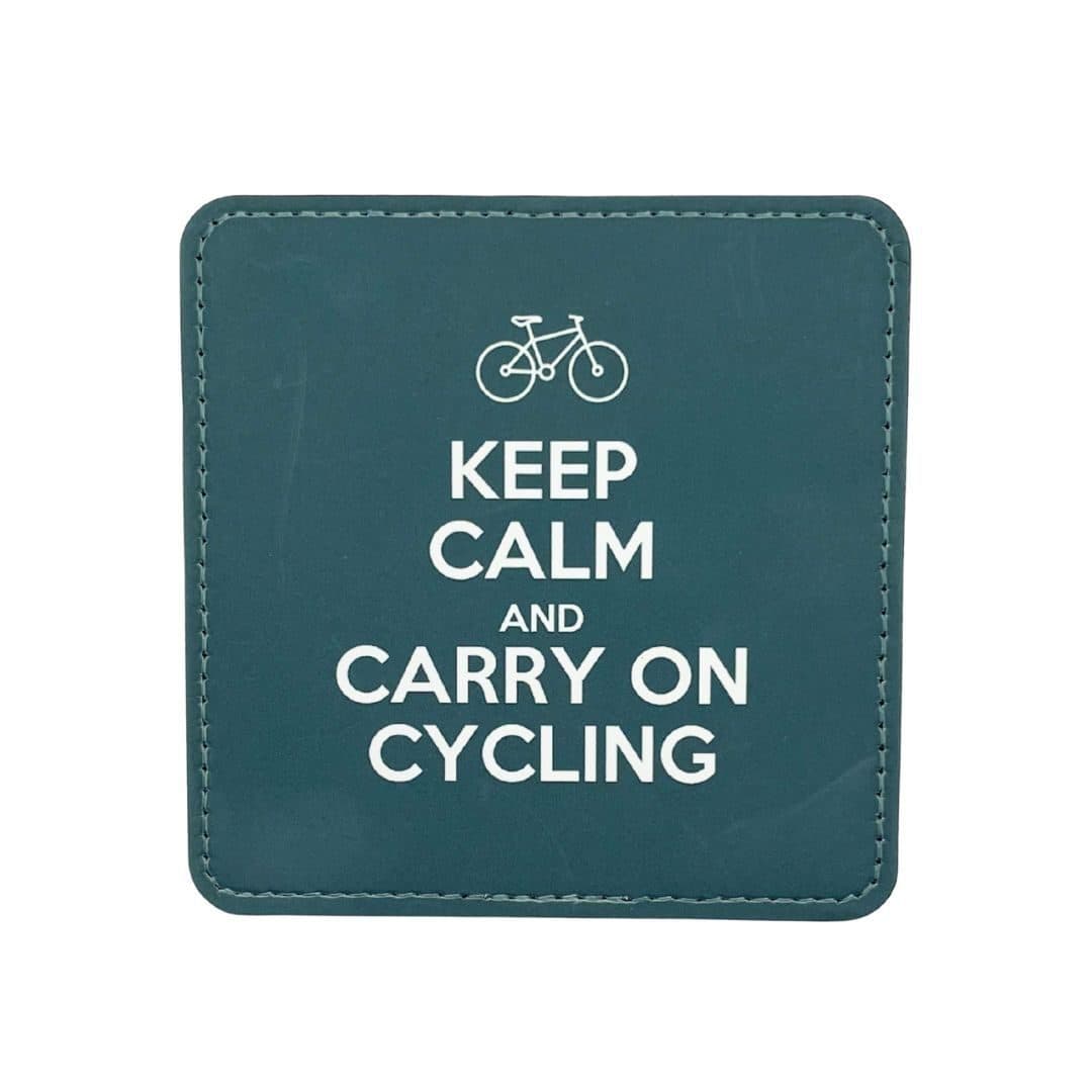 Keep Calm and Carry On Cycling Coaster — A Gift for the Truly Obsessed