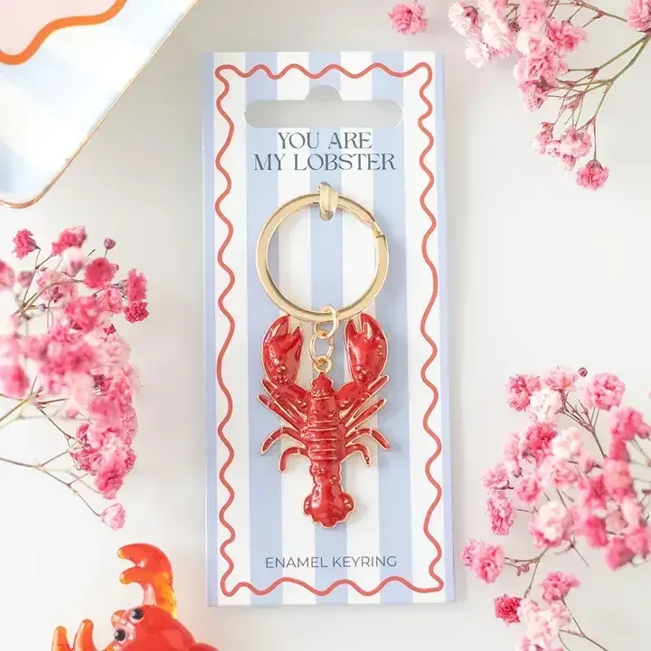 Cute Character Keyring in Ten Playful Designs