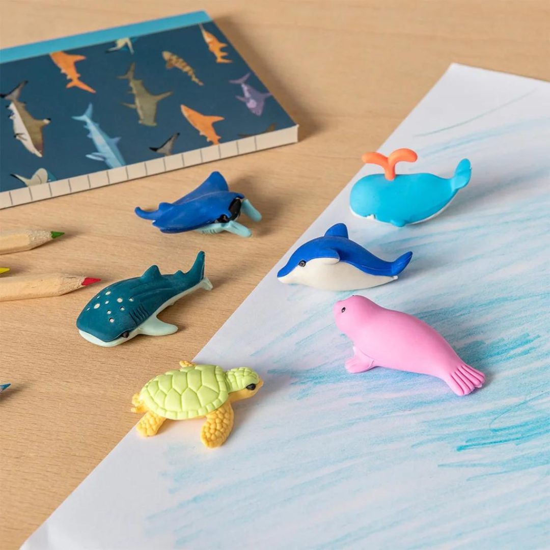 Ocean Animal Eraser Set