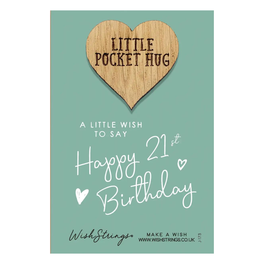 Little Pocket Hugs - Choice of Happy Birthday Age