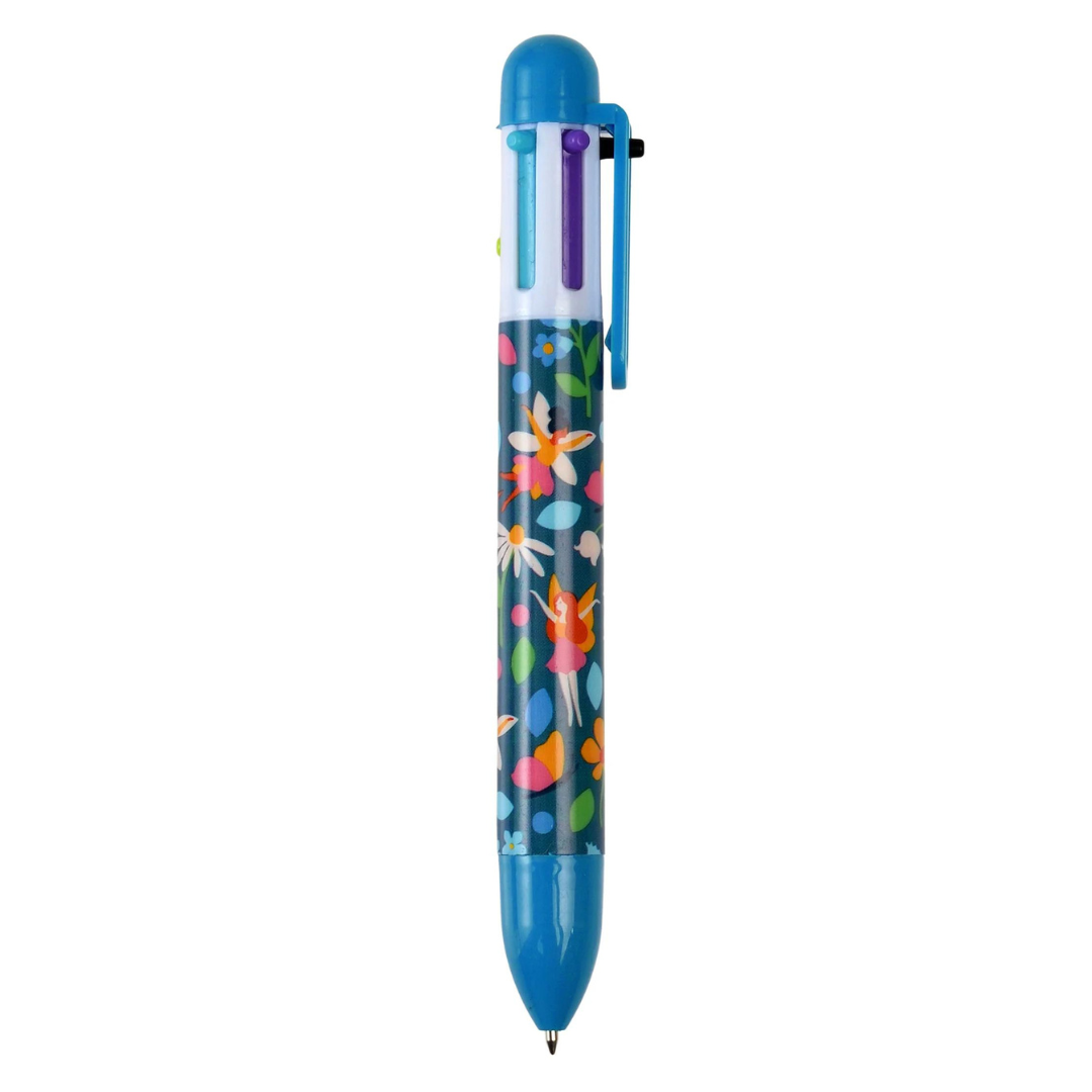 A6 Notepad and 6-in-1 retractable coloured pen set: Fairies in the Garden