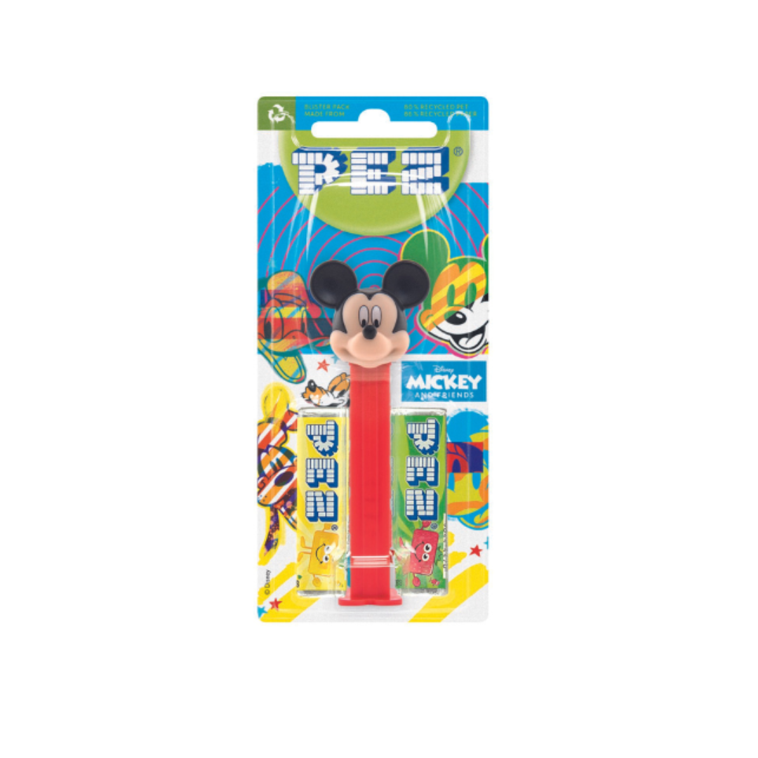 Disney's Mickey & Friends Pez Dispenser plus 4 Impulse Packs
