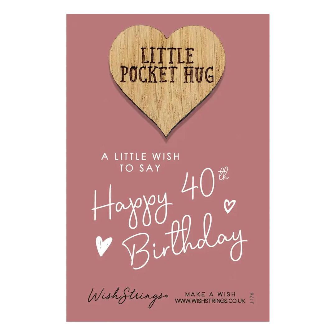 Little Pocket Hugs - Choice of Happy Birthday Age