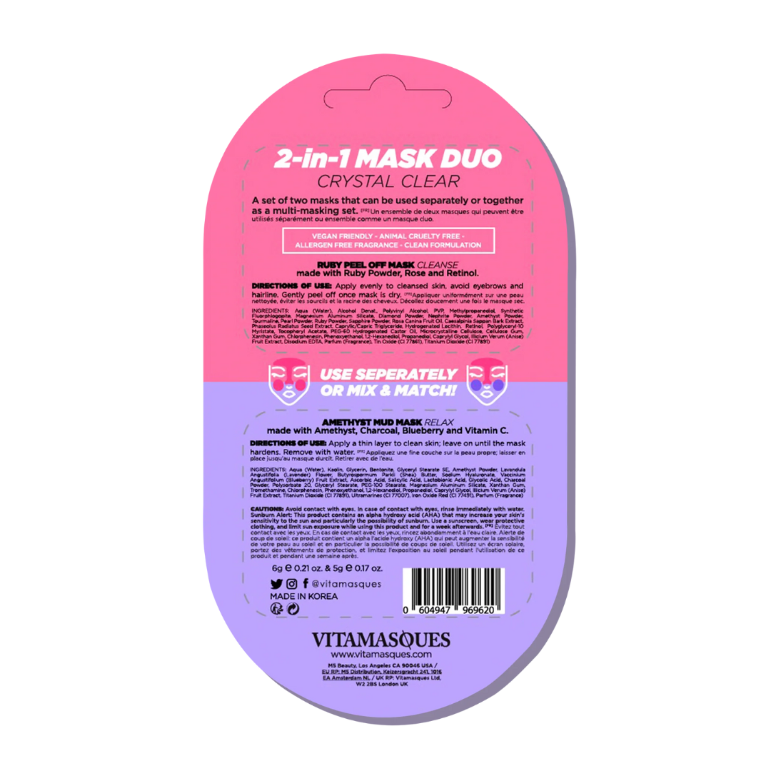 Vitamasques 2-in-1 Mask Duo