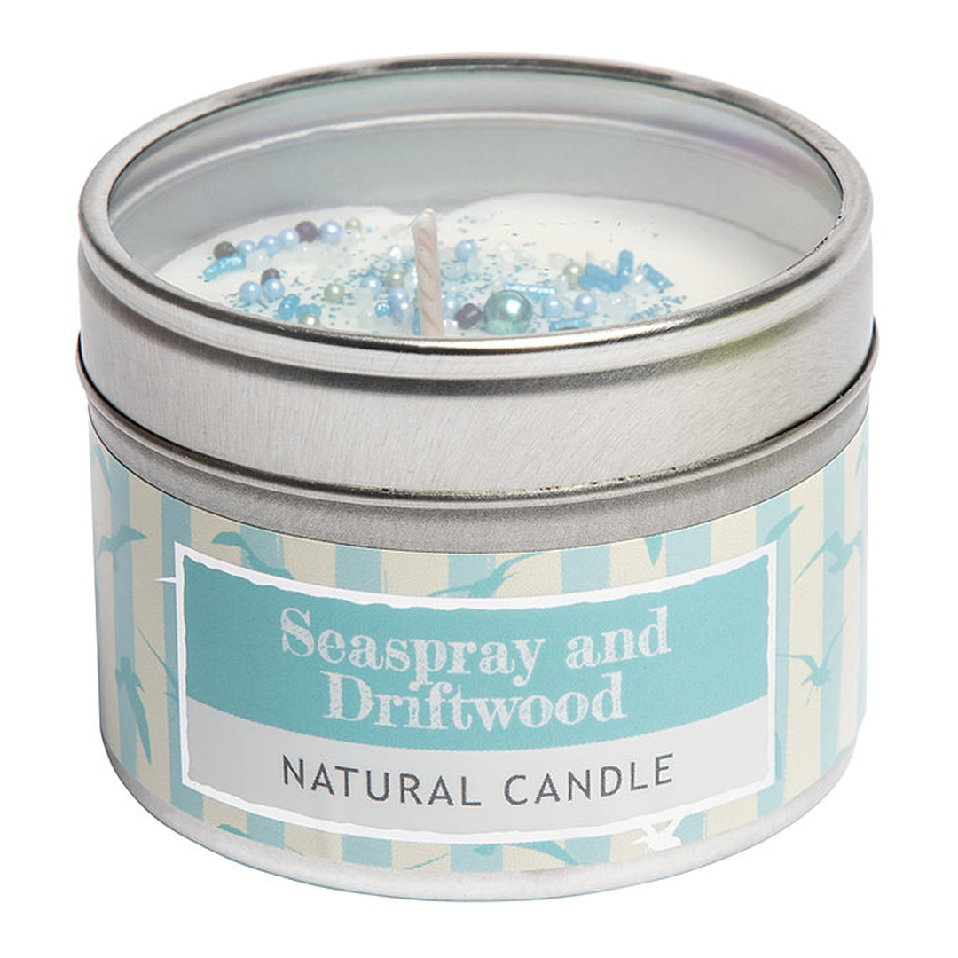 Natural Soy Wax Tin Candle by Wild Olive of Derbyshire