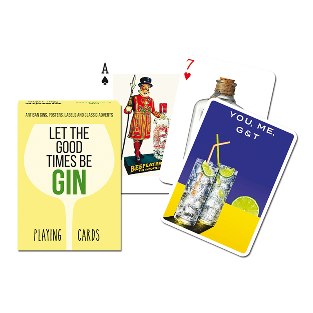 Playing Cards - 'Let The Good Times Be Gin'
