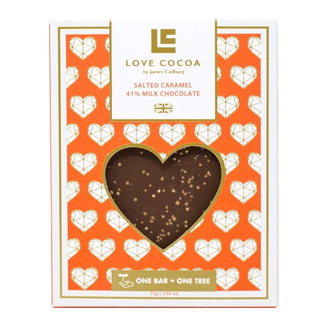 Love Cocoa Salted Caramel Milk Chocolate Bar 75g