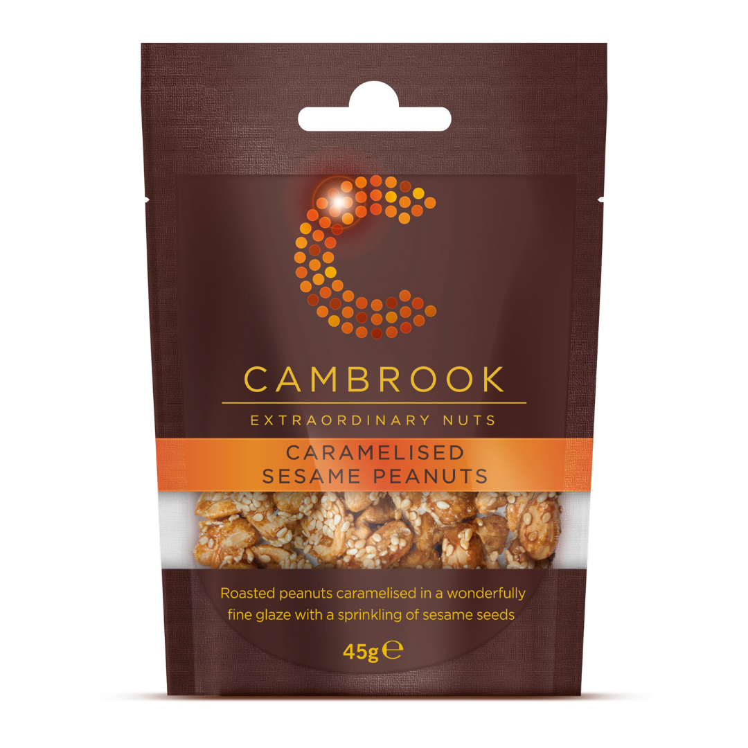 Caramelised Sesame Peanuts by Cambrook 45g