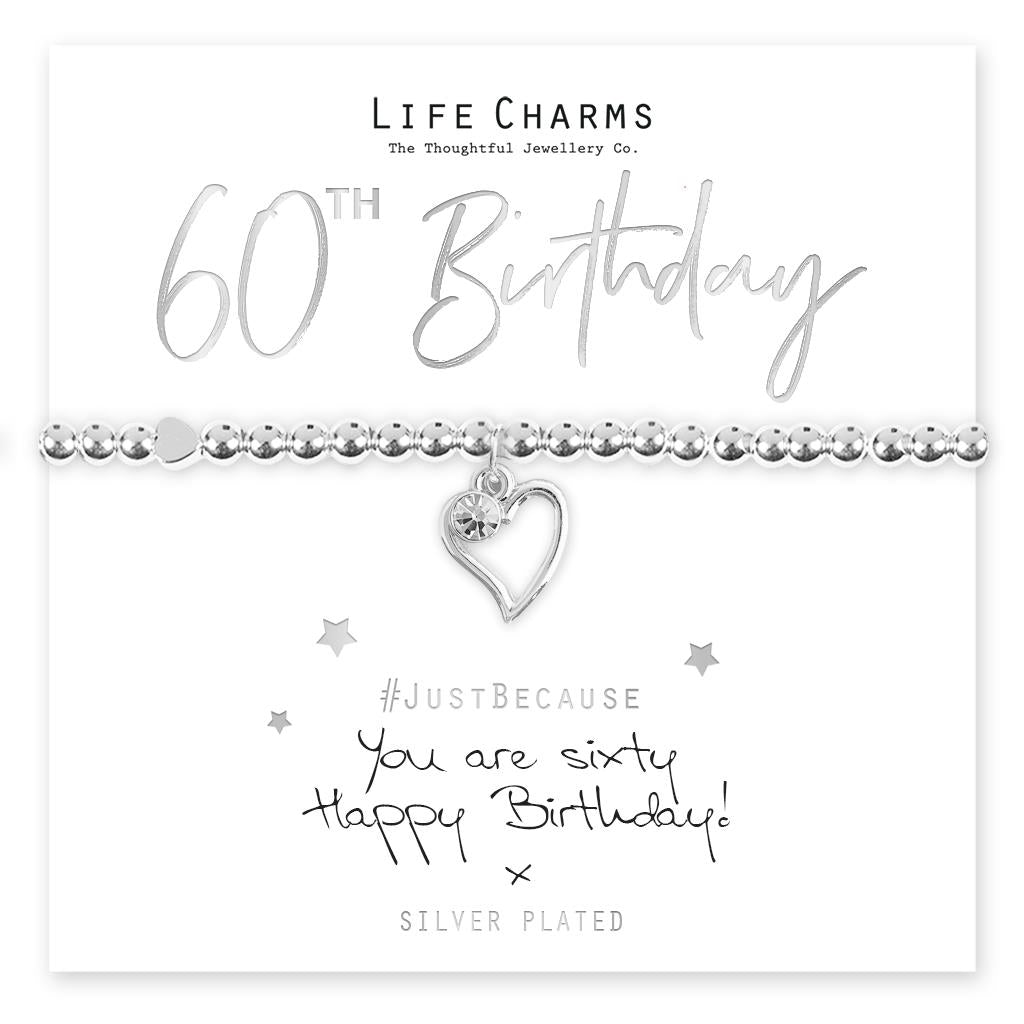 Life Charms - 'You are 18', 21, 30, 40, 50, 60 Bracelet
